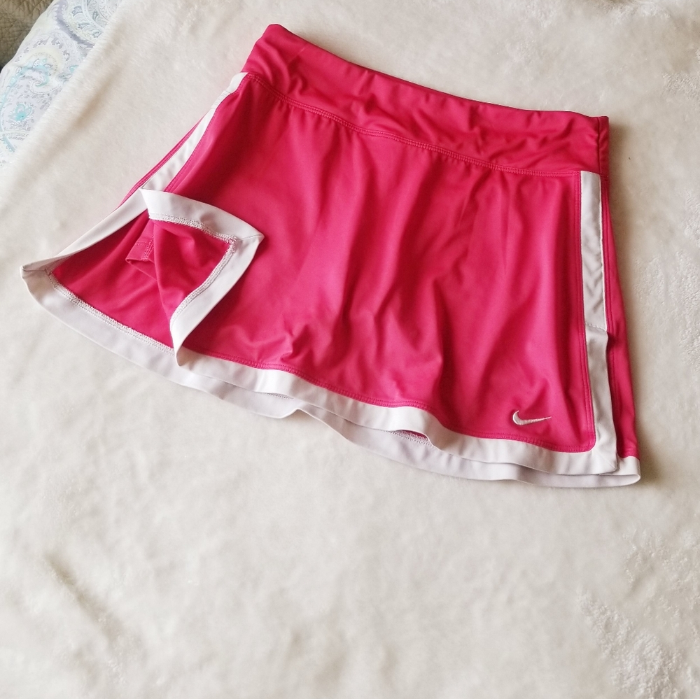 NIKE DRI-FIT Pink&White Derails Sport SKORT - Picture 2 of 7